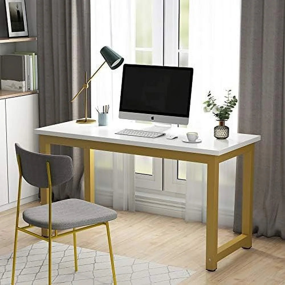 78.7 x 39.4 inch Walnut Black Computer Desk P44404