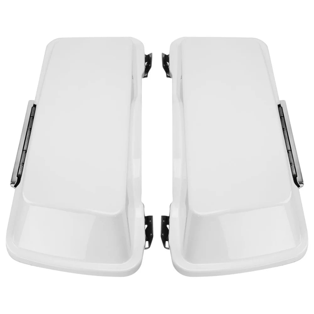 White Hard Saddlebag Trunk O2063