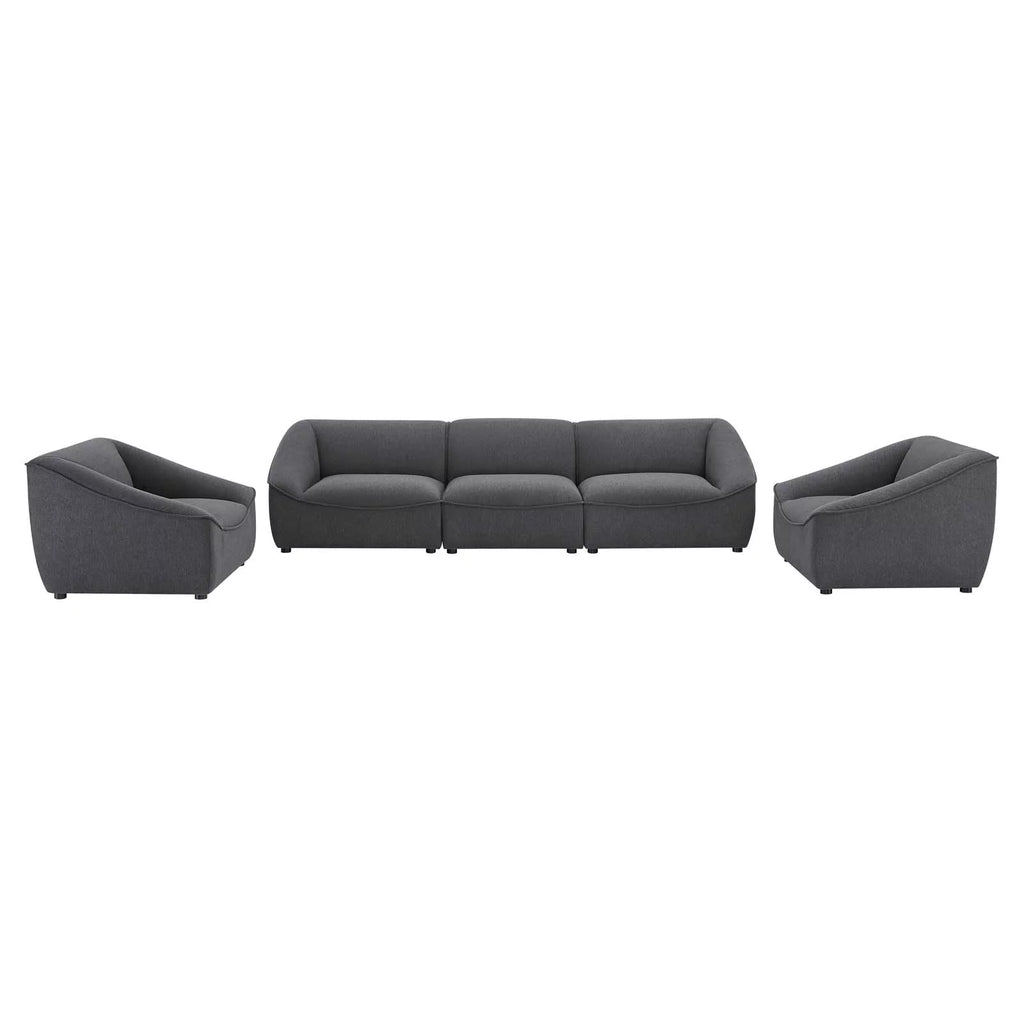 Charcoal 5-Piece Living Room Set W1002