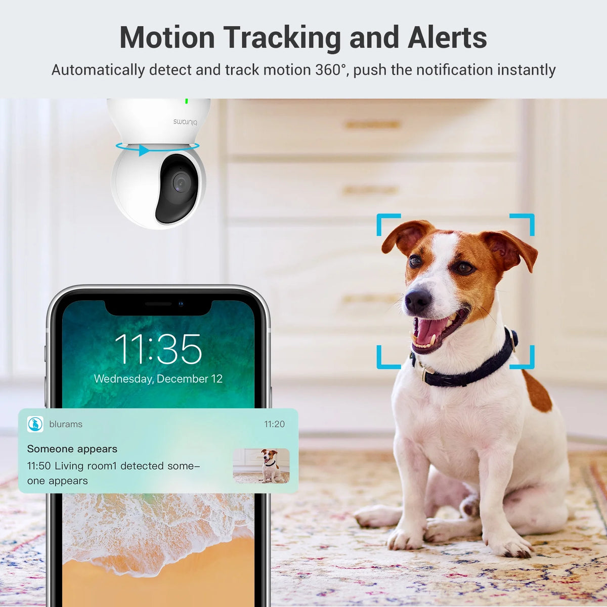 2K Security Camera with Night Vision and 2-Way Audio C6187
