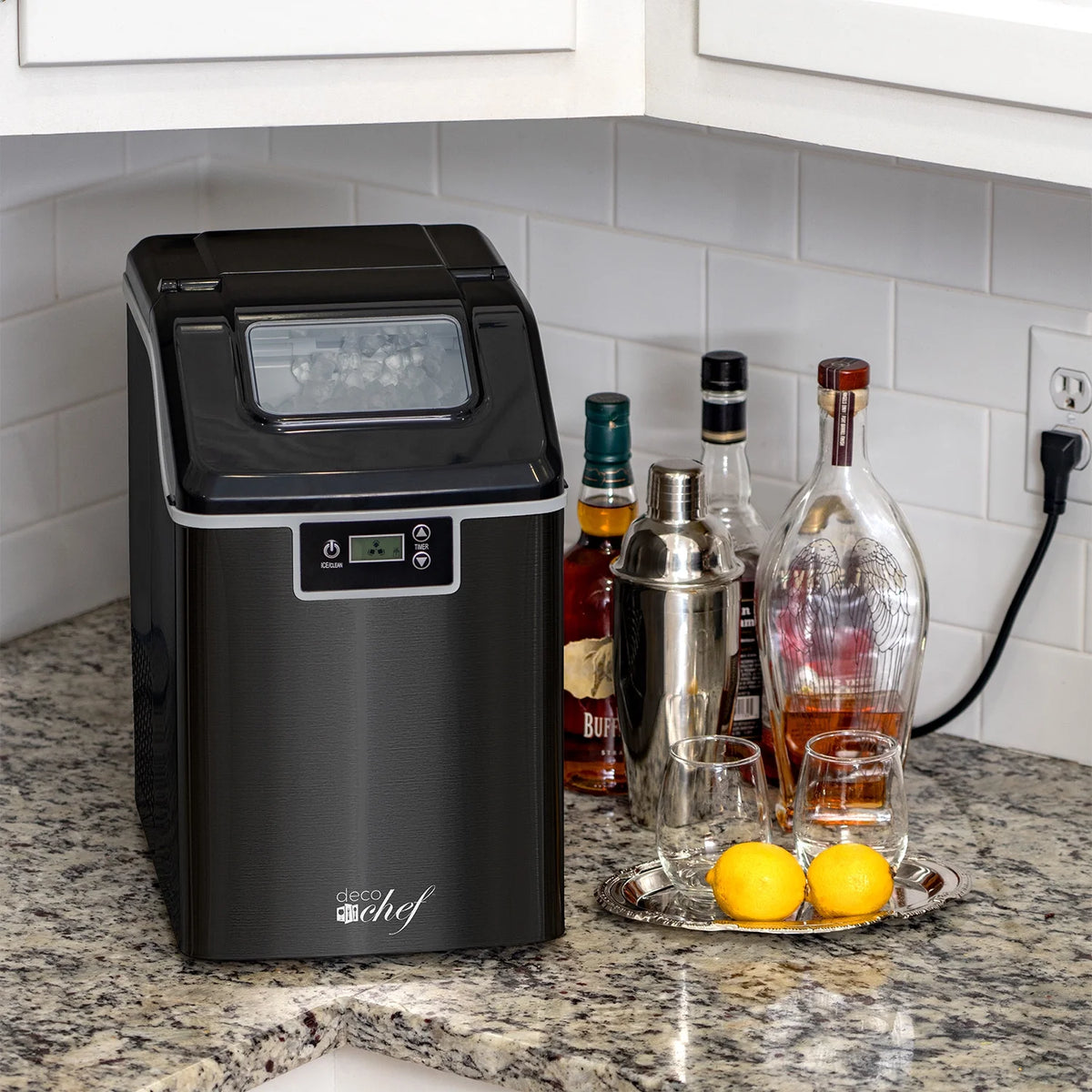 44LB Countertop Ice Maker, Black T1580