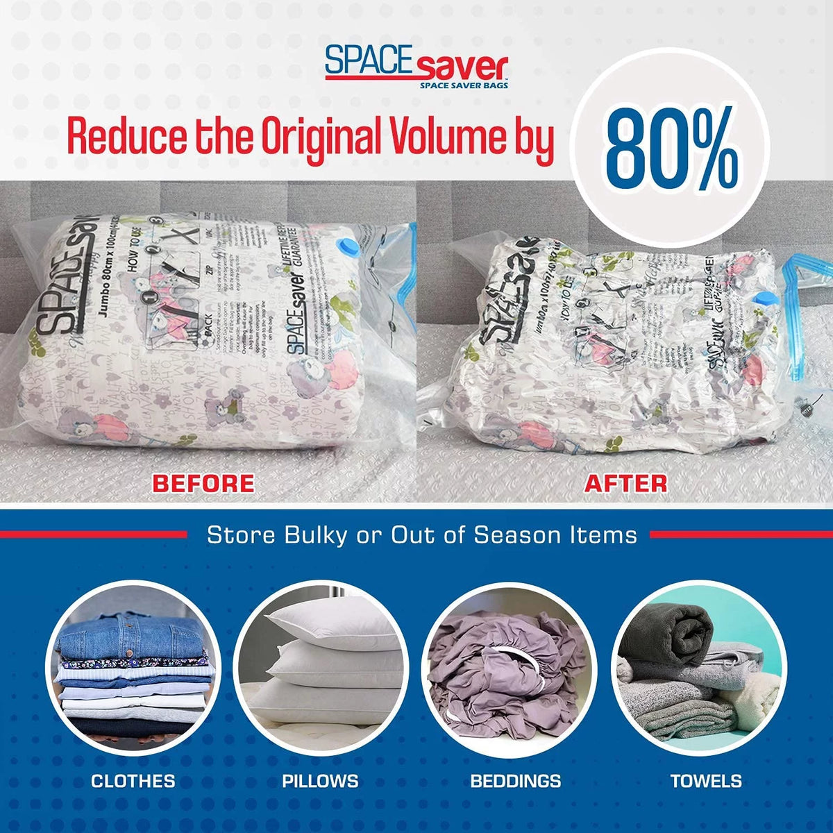 Vacuum Storage Bags 10 Pack C6981