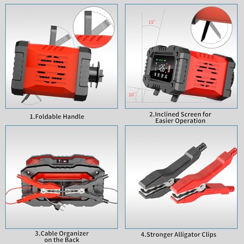 20A 12V/24V LiFePO4 Lead Acid Fully Automatic Battery Charger M54899