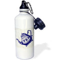21 oz White Sports Water Bottle C385