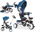 Foldable 6-in-1 Baby Tricycle with Canopy and Storage Bag K8760
