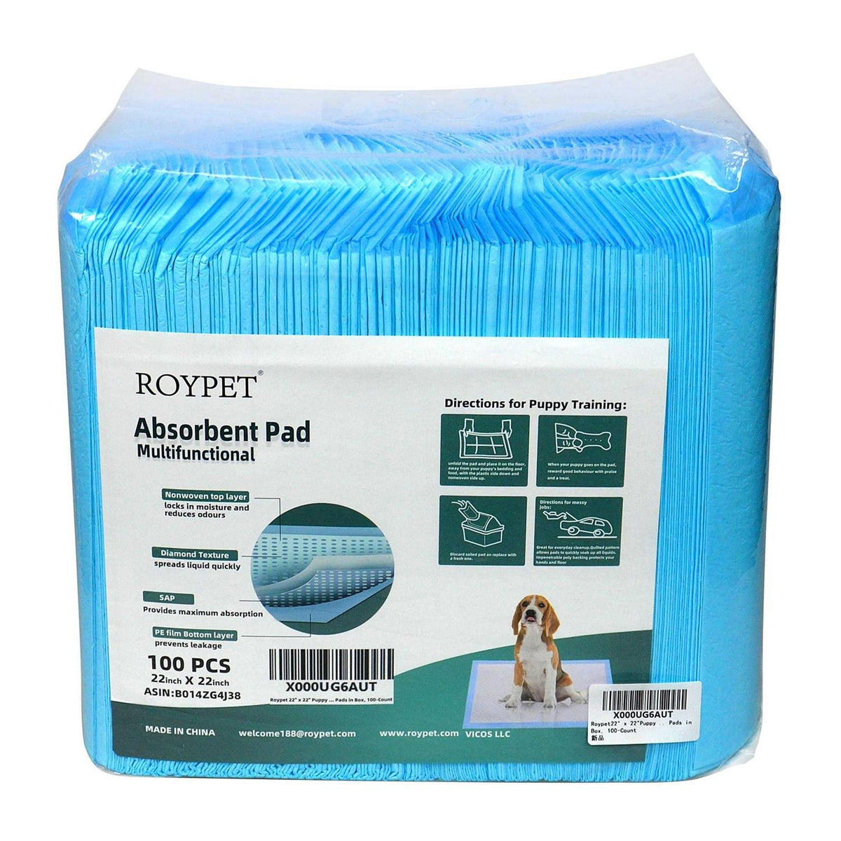 22 x 22 Puppy Training Pads K568198