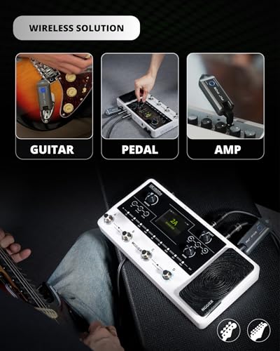 Wireless System Transmitter and Receiver for Electric Guitar U78697