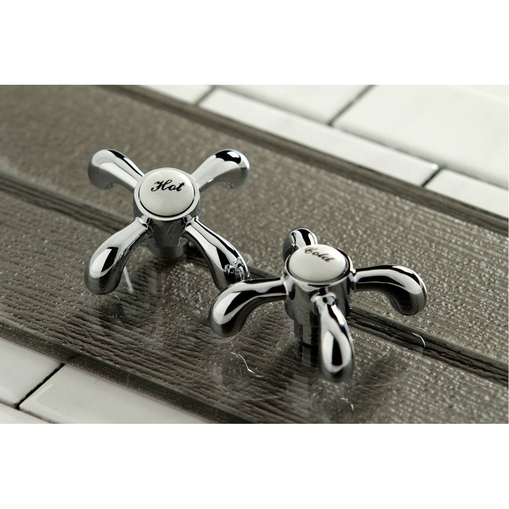 French Country 8-Inch Centerset Kitchen Faucet with Brass Sprayer Satin Nickel X1799