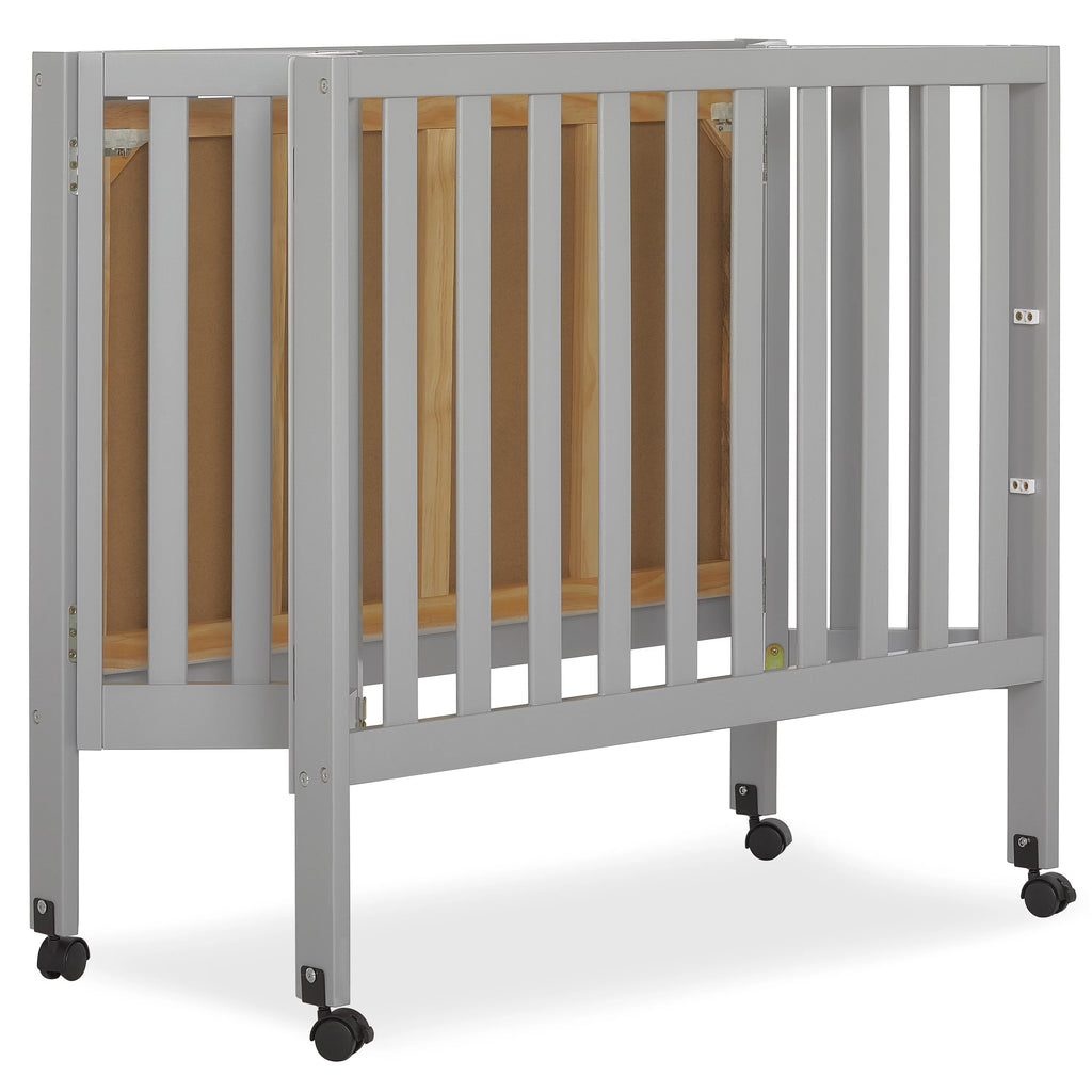 Pebble Grey Folding Crib K120