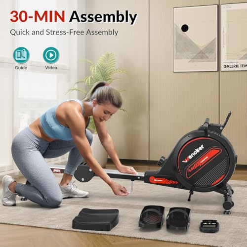 Magnetic Rower Machine with LCD Monitor C89642