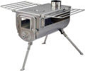 Portable Wood Burning Tent Stove with Chimney Pipe B137261