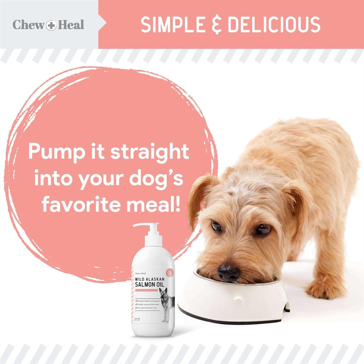 Pure Wild Alaskan Salmon Oil for Dogs S964908