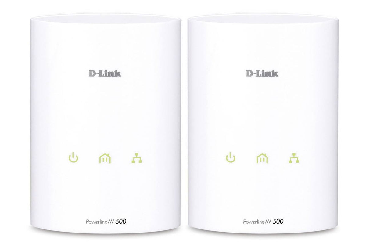 2 Pack PowerLine Bridge 500 Mbps Gigabit Ethernet O7406