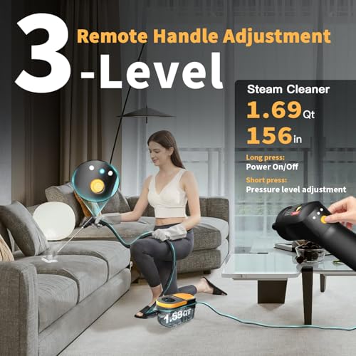 Portable Steam Cleaner with 15 pcs Accessories R566834