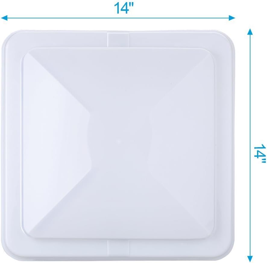 14 White RV Roof Vent Lid Cover 2 Pack V842771
