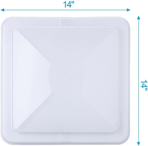 14 White RV Roof Vent Lid Cover 2 Pack V842771