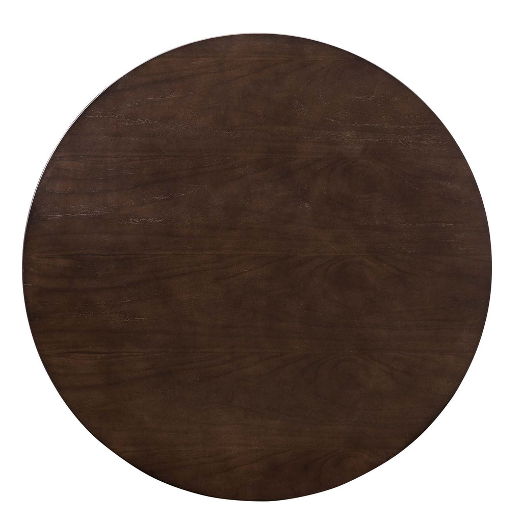 Round Wood & Metal Dining Table R68030