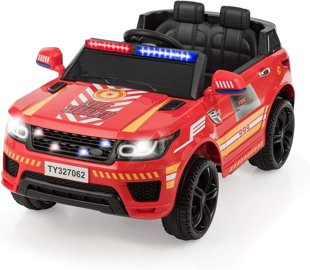 12V Battery Powered White Ride on Police SUV V736