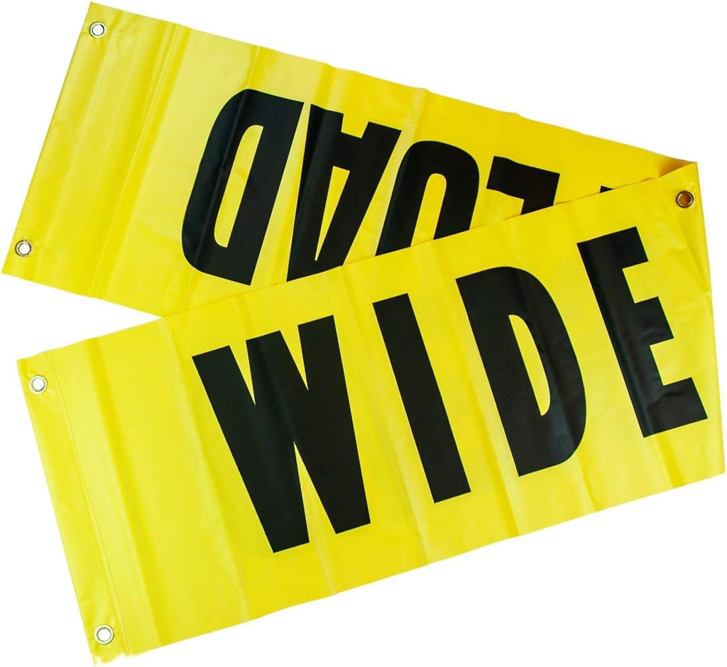 Flags, Signs, and Magnets Kit with 2 Reversible Oversize Load Signs, 4 Red Flags, 4 Orange Flags, and 4 Magnets C5262