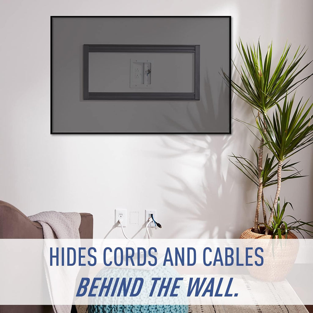 White TV Outlet Wall Kit E669