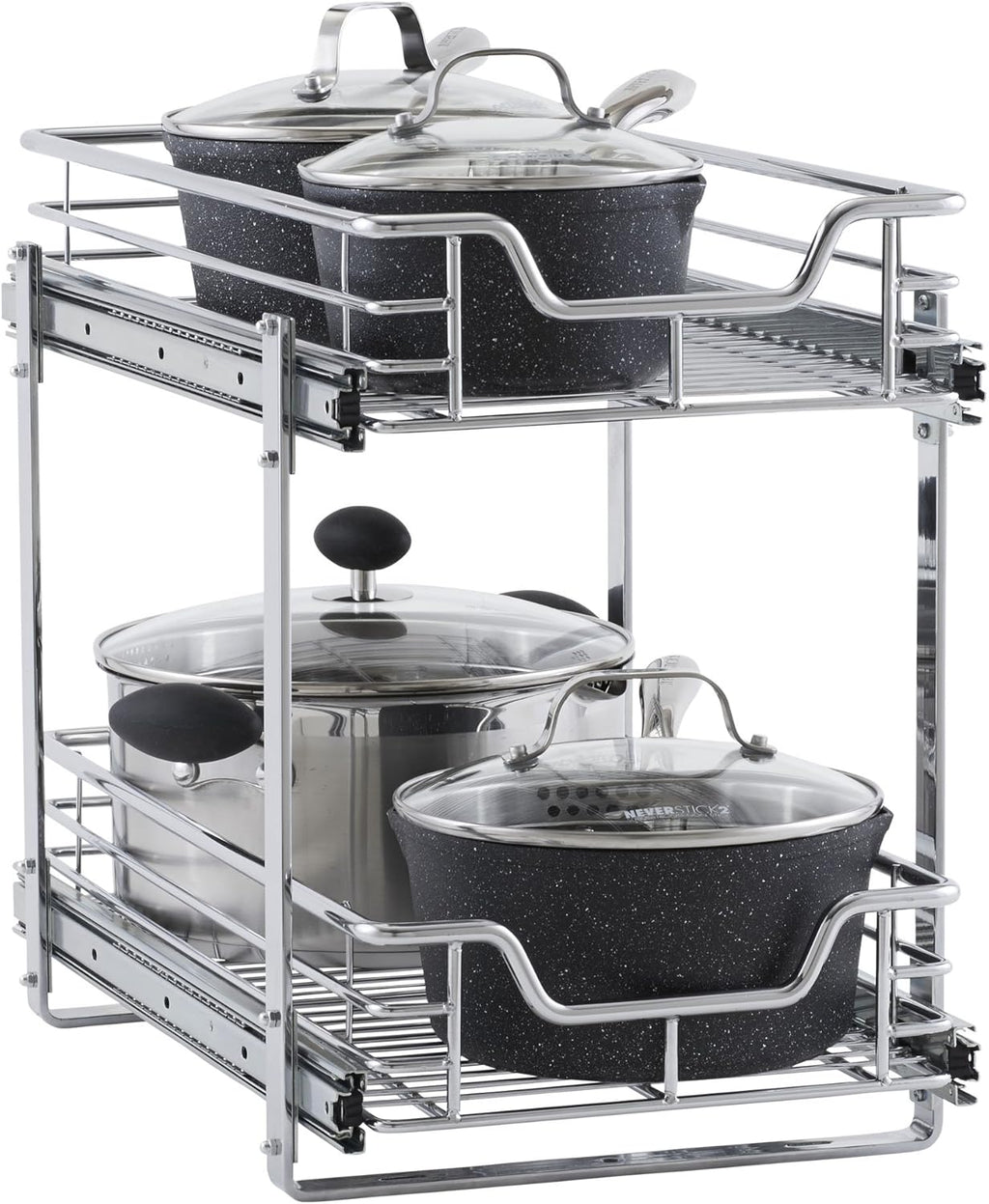 2-Tier Sliding Cabinet Organizer N2000