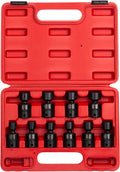3/8 Inch Drive 10-Piece Metric Universal Impact Socket Set O6163