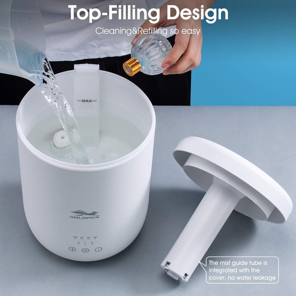 2.2L Cool Mist Humidifier with Ambient Light, Pack of 2 H317