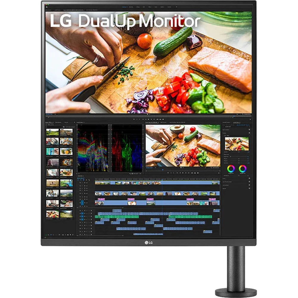 28-Inch SDQHD Nano IPS DualUp Monitor with Ergo Stand, Black L484