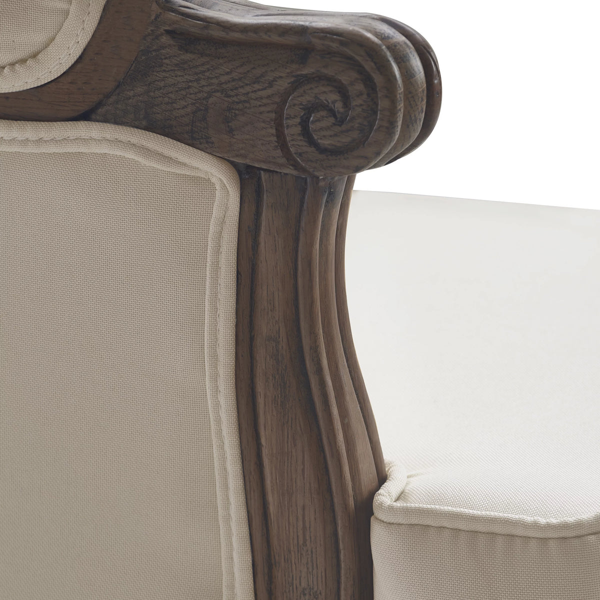 Cream Upholstered Accent Armchair R743649