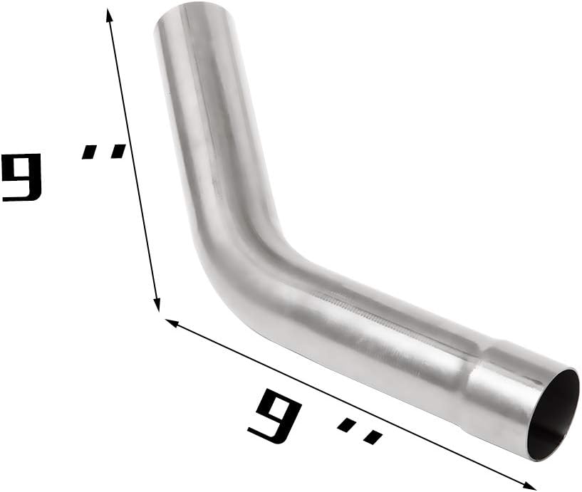 2.5'' Mild Steel Exhaust Kit Tubing Mandrel Bend Pipe 8PCS H6182