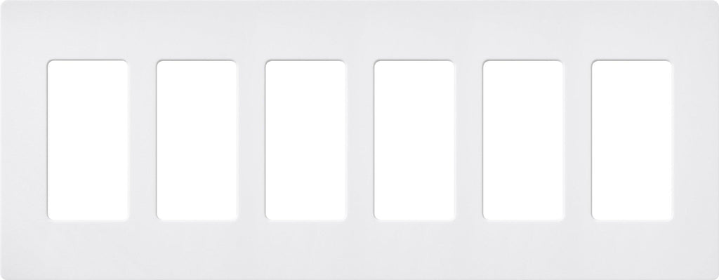 6-Gang Satin Wallplate H8803