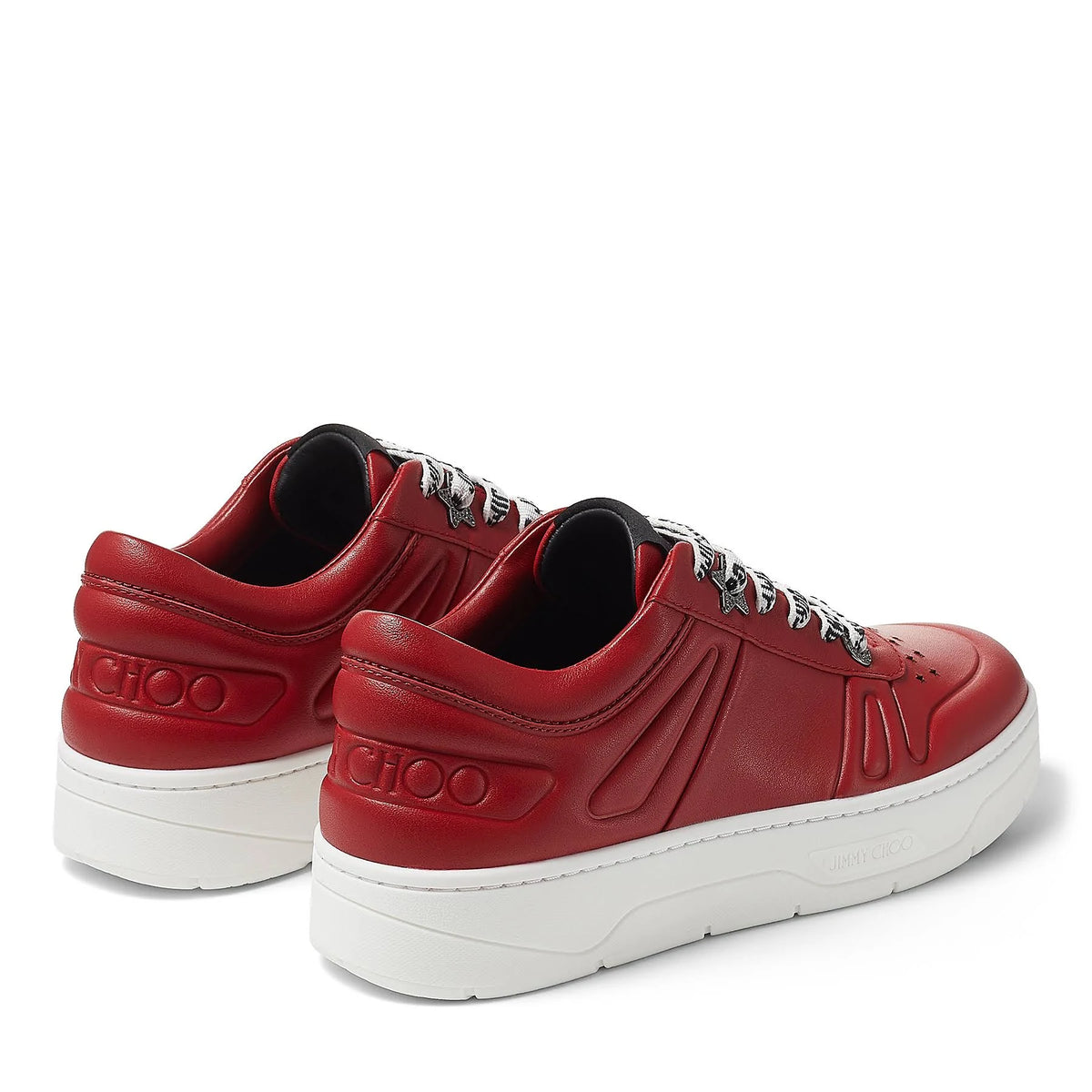 Leather Flatform Trainers V90874