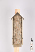 Rustic Handmade Bat House with Bat Attractant X907
