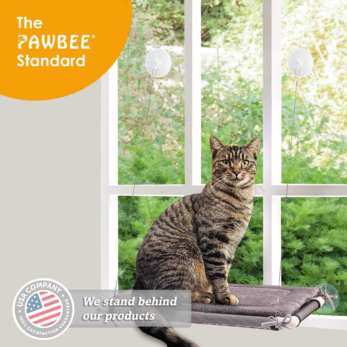 Cat Window Perch Hammock with Suction Cups C661129