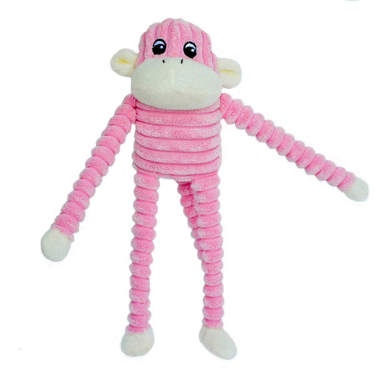 Crinkle Monkey Dog Toy Q469