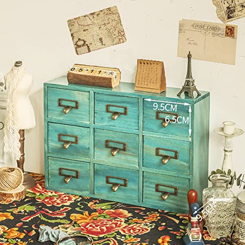 Traditional Solid Wood Small Chinese Medicine Cabinet Apothecary Drawer Dresser I463