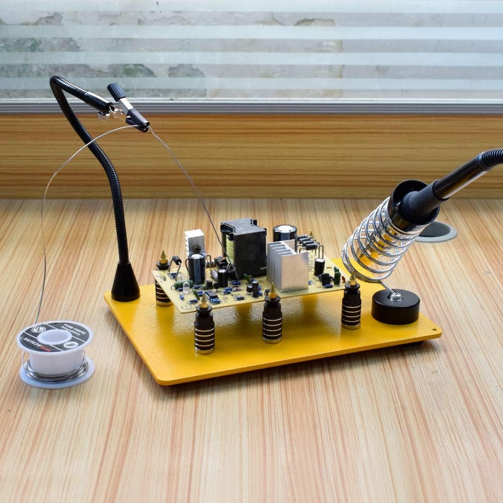 Soldering Station with Six Flexible Helping Hand Arms C4628