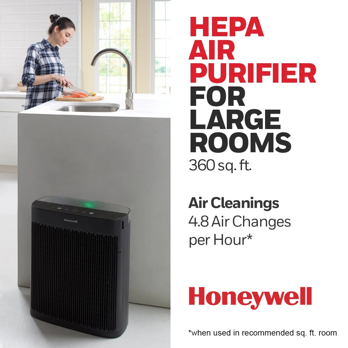 Air Purifier HEPA Filter 360 sq ft F259256