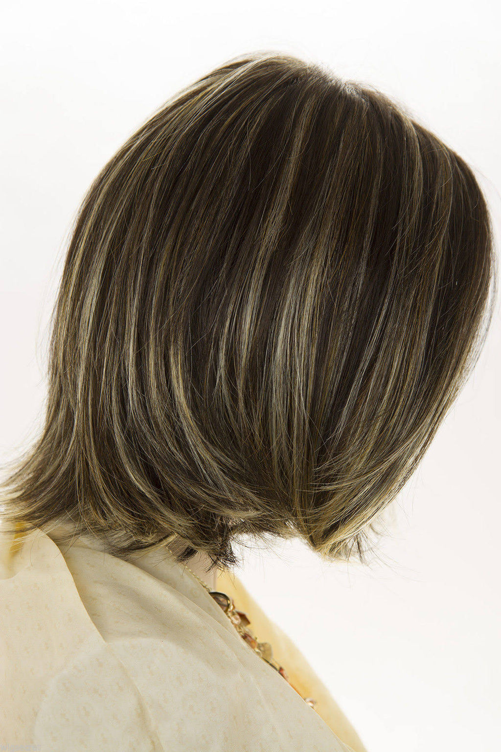 Medium Lace Front Mono Straight Blonde Brunette Red Wigs - Light Gold Brown Medium Gold Z3018