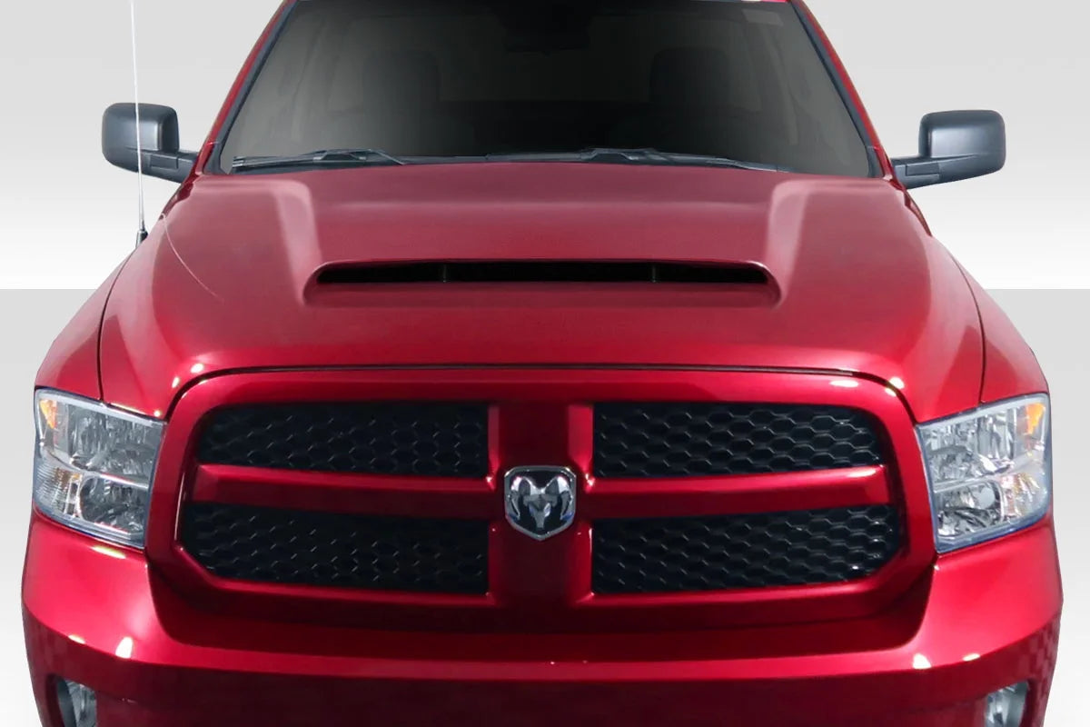 2009-2018 Dodge Ram 1500 Duraflex Demon Look Hood - 1 Piece X798