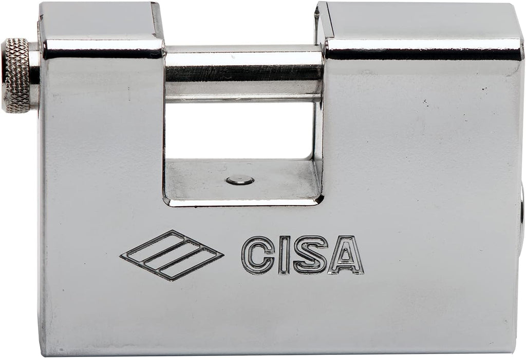 4'' Rectangular Heavy Duty Armored Padlock with 2 Keys, Pack of 2 B15159