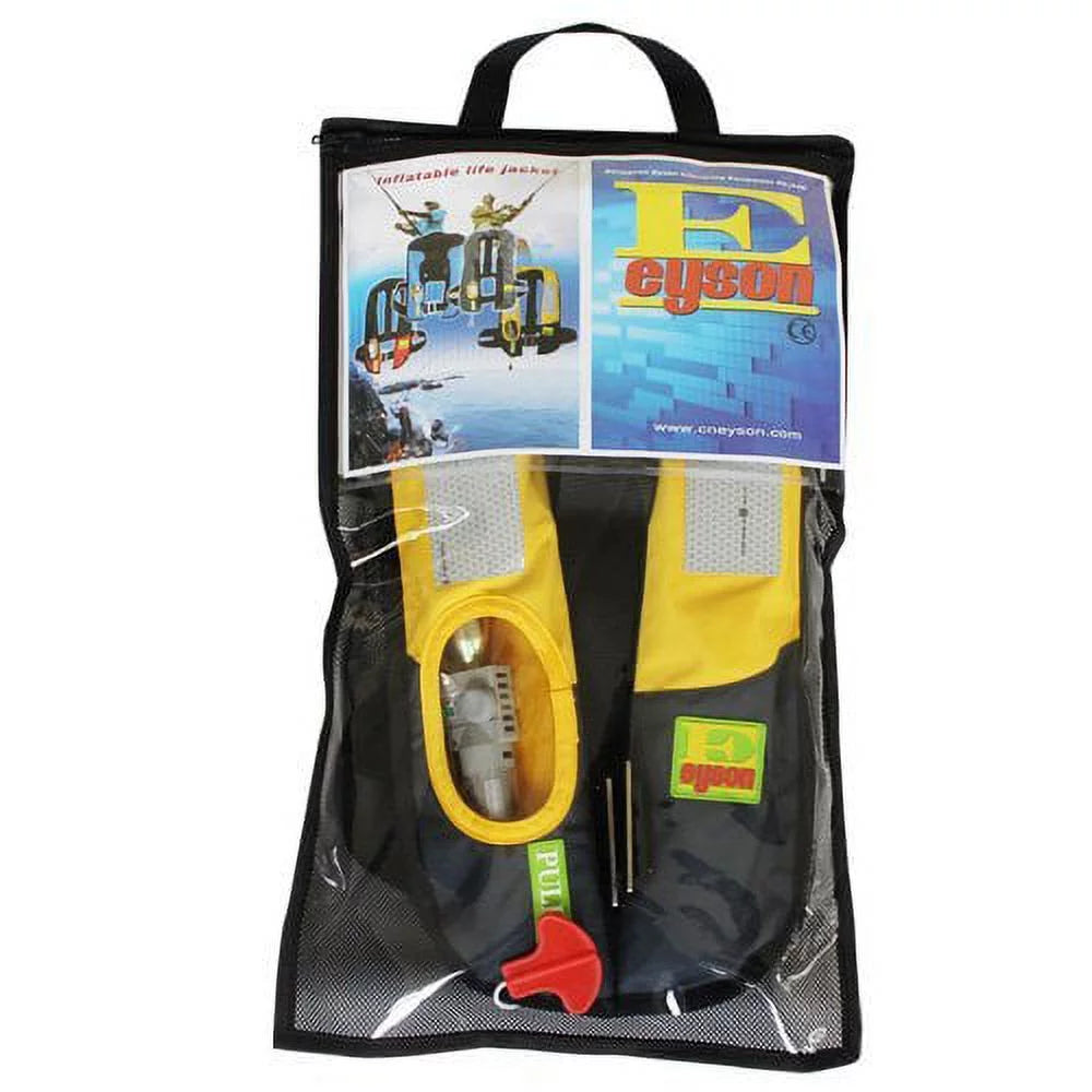 Manual Inflatable Life Jacket PFD Black A534521