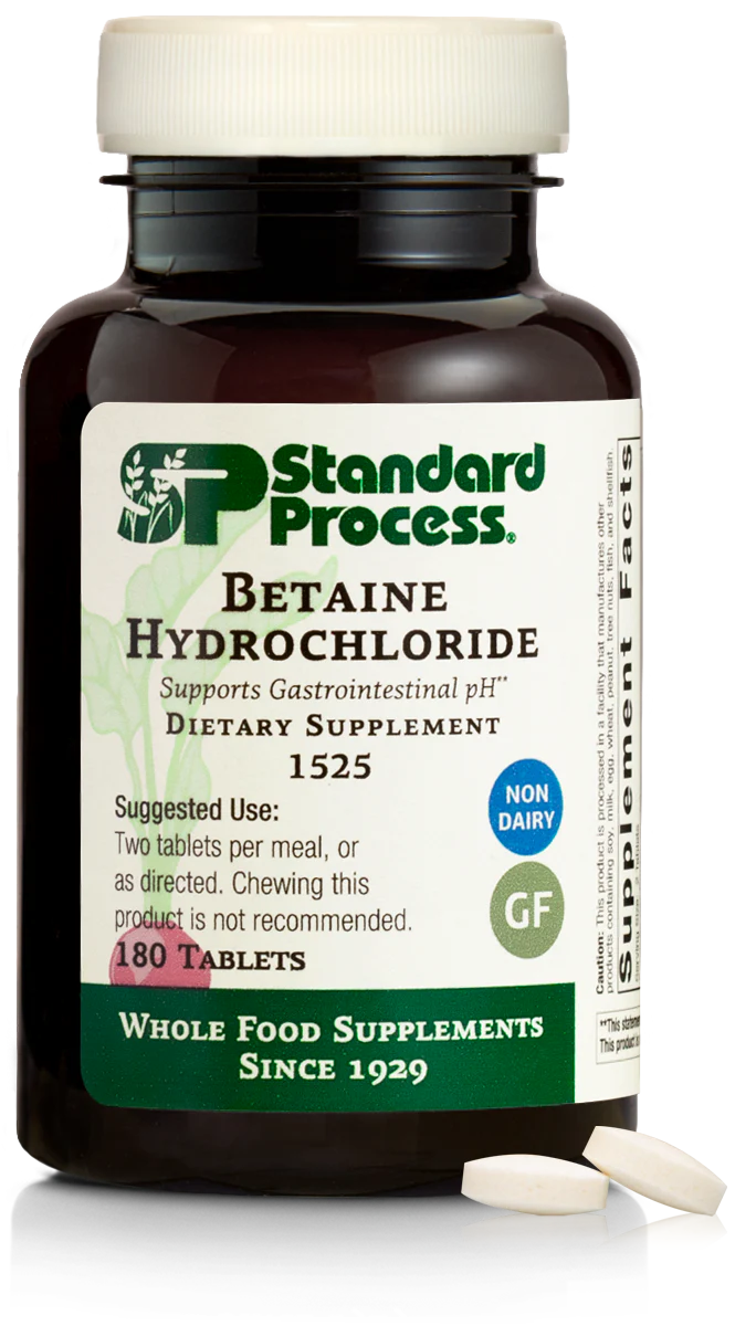 Betaine Hydrochloride, 180 Tablets L177