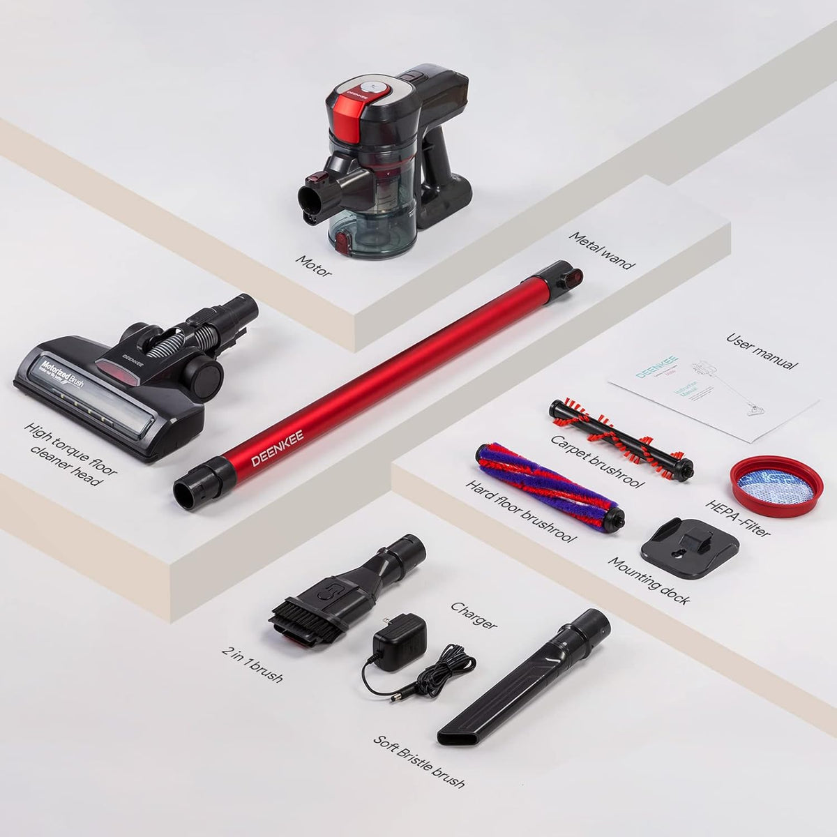 20KPa 250W Cordless Handheld Vacuum Cleaner N461944