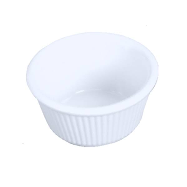 3.5 oz Fluted Melamine Ramekin W239