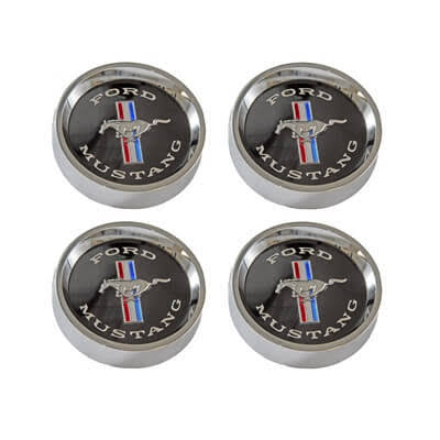 Black Styled Steel Wheel Center Cap Set of 4 V692