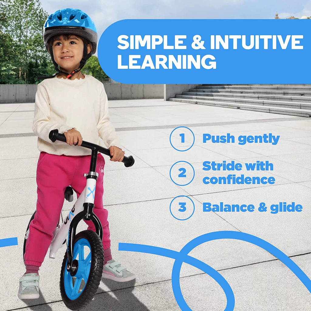Aluminum Toddler Balance Bike Lightweight 12” No-Pedal Purple D352484