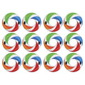 Inflatable Swimming Pool Raft with Handles (12 Pack) Y68651