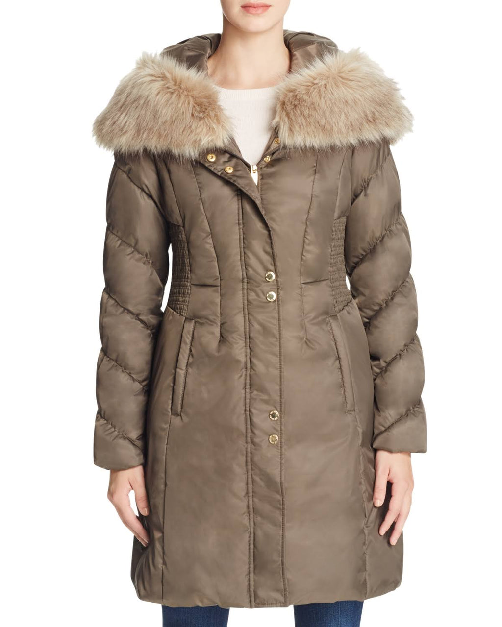 Smocked Coat C84164