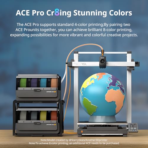 3D Printer with Multi Color Printing, 420x420x500mm Build Volume, Auto Leveling D860799